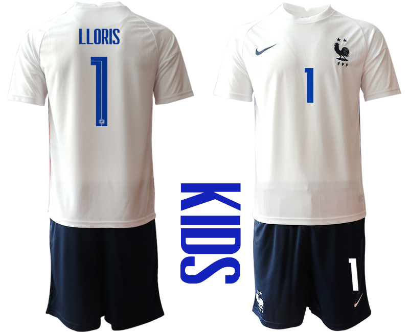 2021 France away Youth #1 soccer jerseys->youth soccer jersey->Youth Jersey